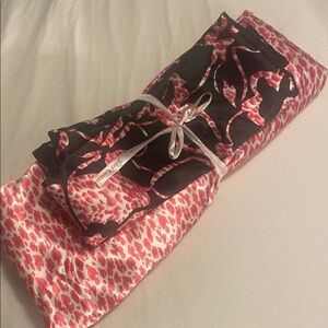 Juicy Couture Pink and Black Duvet Cover Set